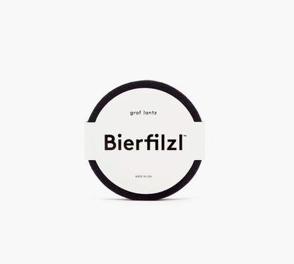 Bierfilzl Merino Round Coaster | Multi 4pc | Noir