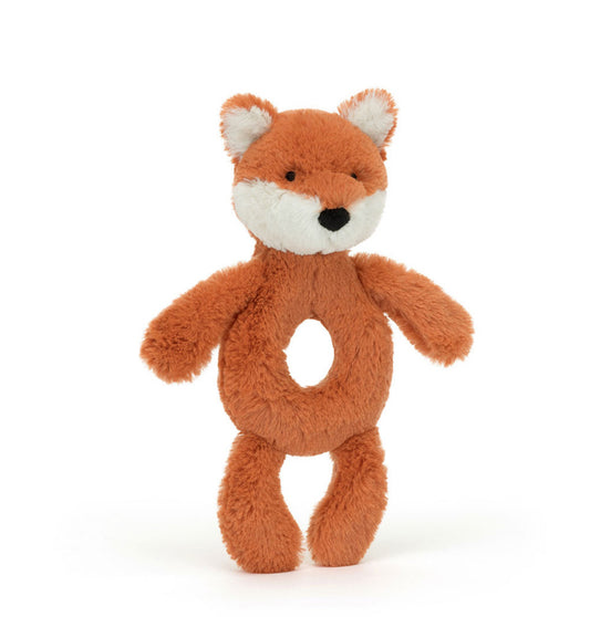 Bashful Fox Cub Ring Rattle