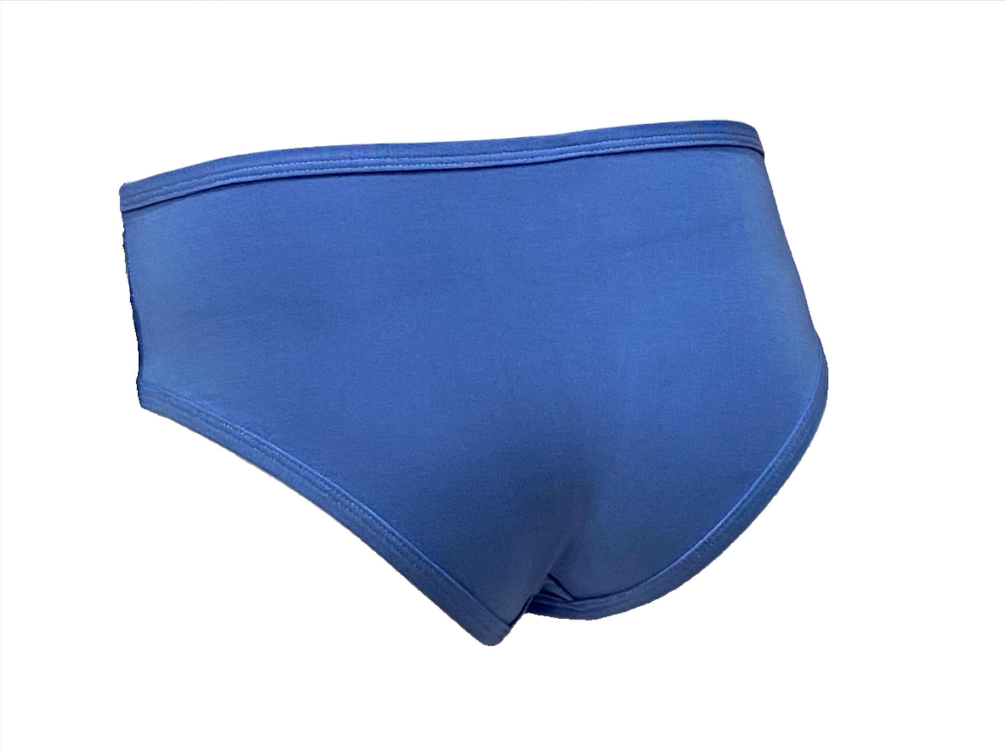 SS24 - Mary Young -  Moana Hip Bikini in Cornflower  - back on mannequin 2