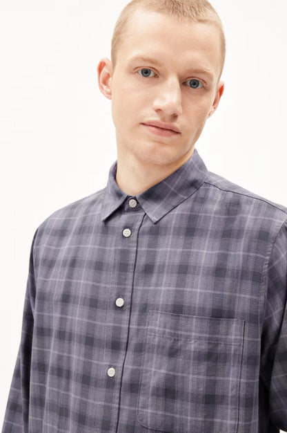 Paanao Shirt in Moonlight Gray-Misty