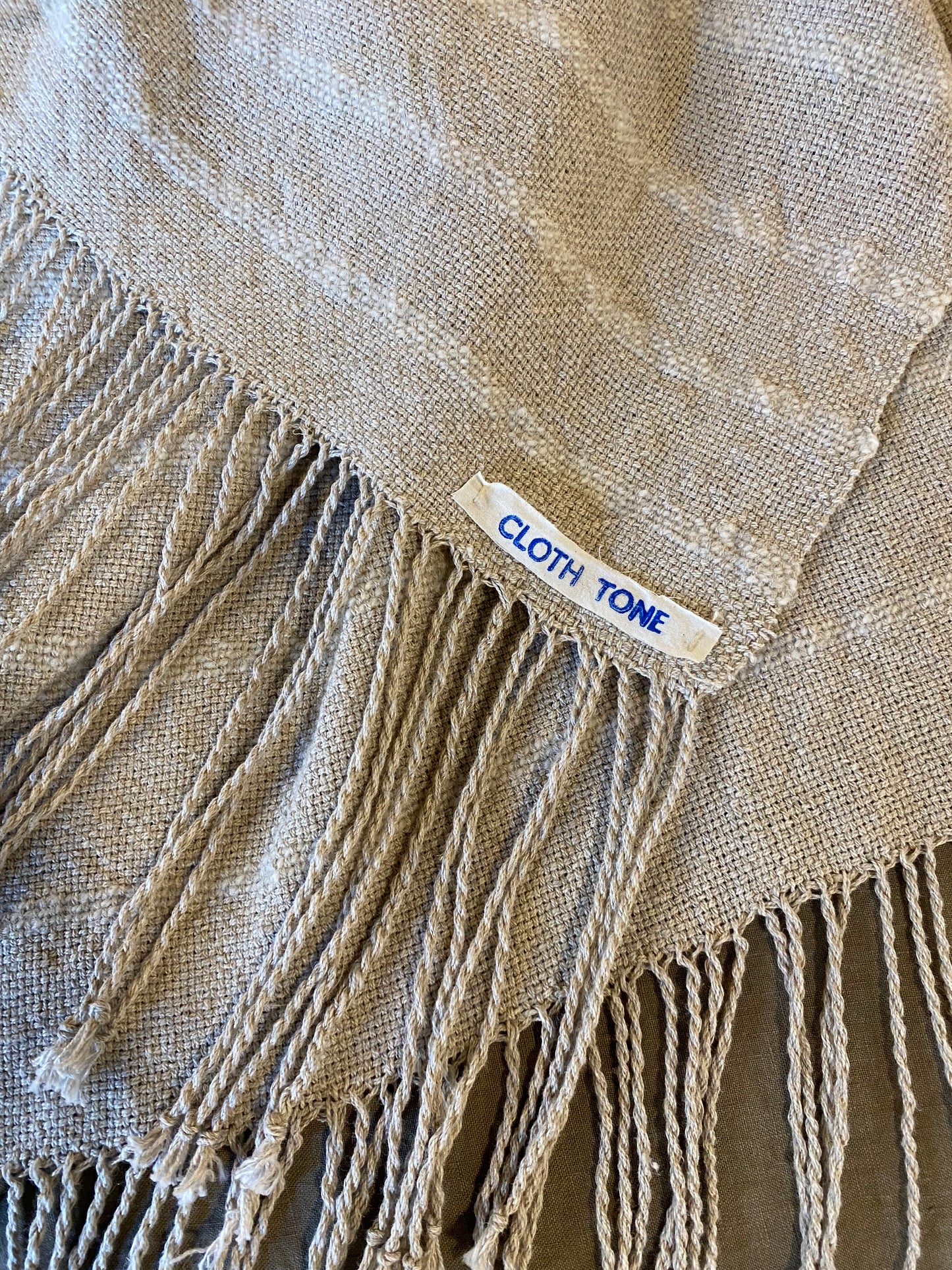 Field Cloth Handwoven Linen Throw | Natural