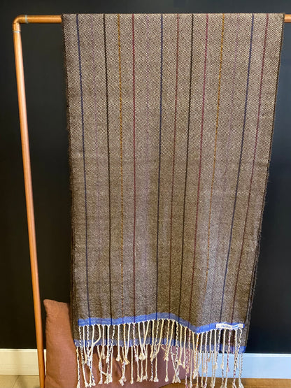 Field Cloth Handwoven Alpaca Throw | Walnut