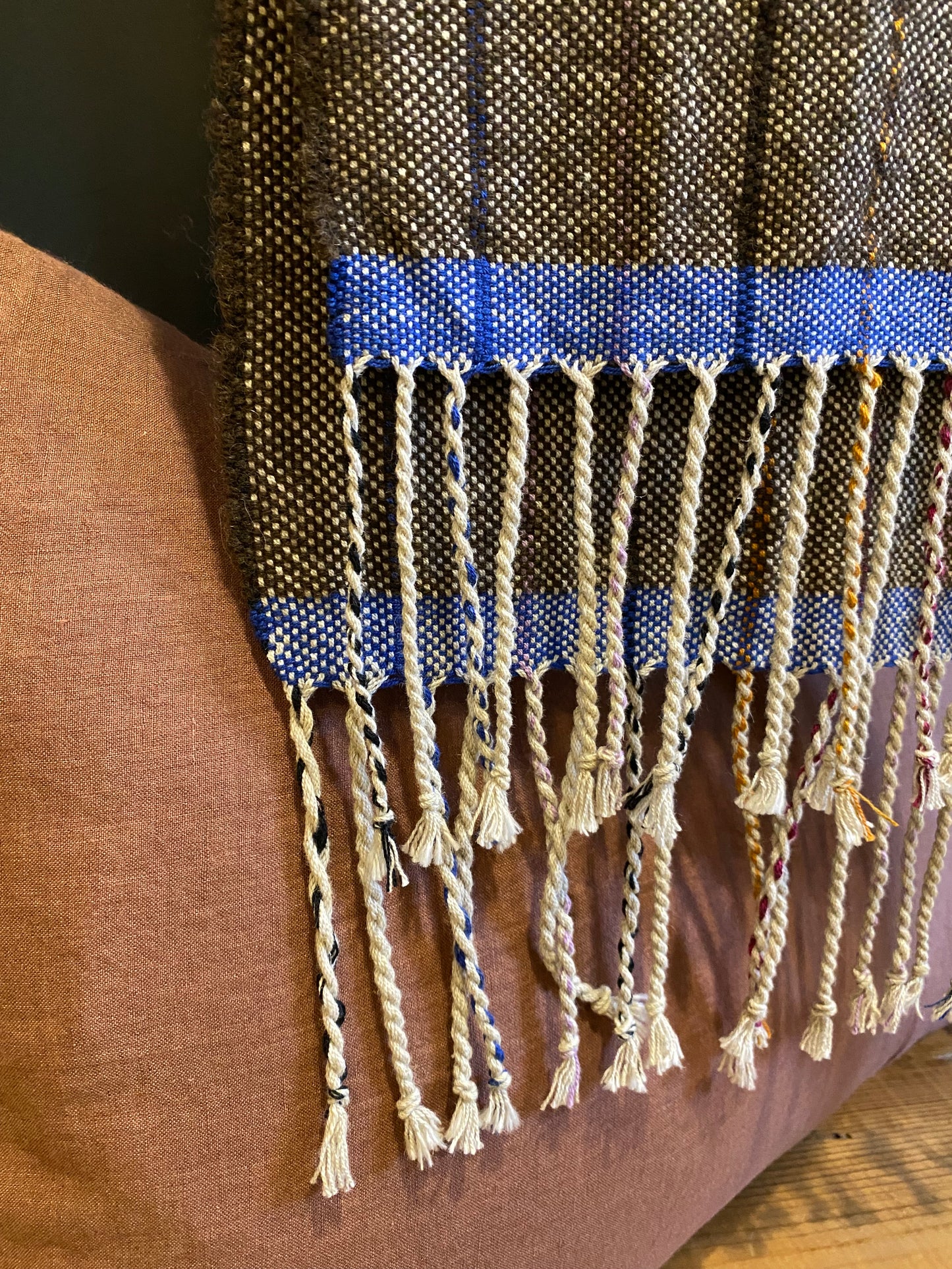 Field Cloth Handwoven Alpaca Throw | Walnut