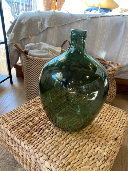 Vintage Reproduction Glass Bottle | 15.5"