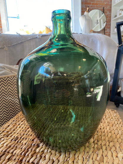 Vintage Reproduction Glass Bottle | 15.5"