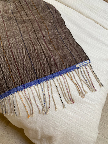 Field Cloth Handwoven Alpaca Throw | Walnut