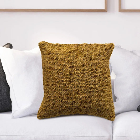 Jute Pillow |Chartreuse | 20x20"