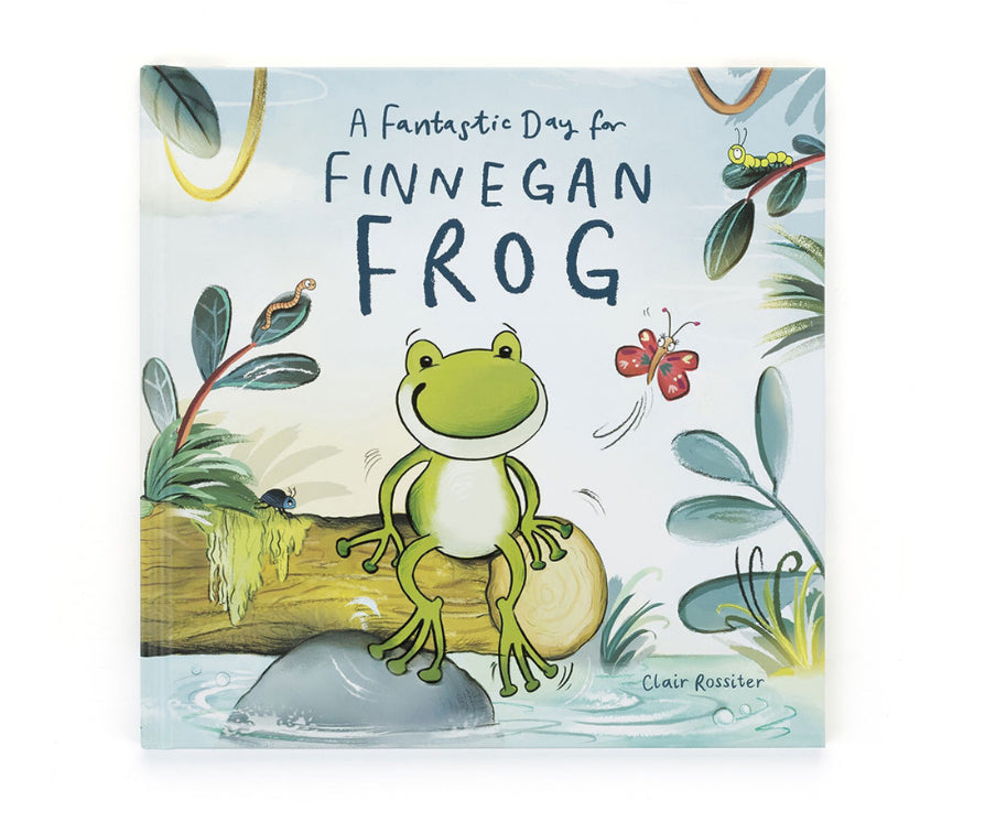 Jellycat - A Fantastic Day for Finnegan Frog Book - front 1 