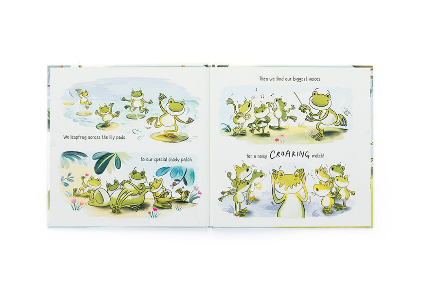 Jellycat - A Fantastic Day for Finnegan Frog Book - inside 2 