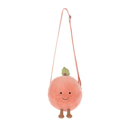 Jellycat Amuseables peach shoulder bag