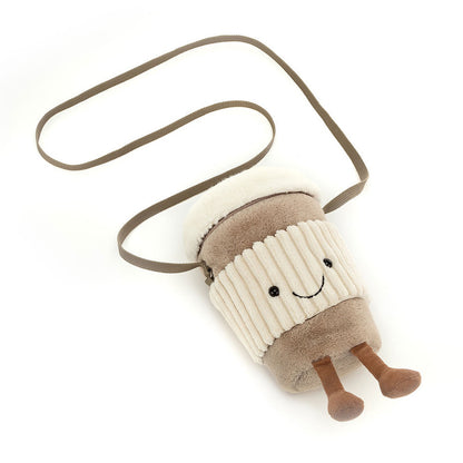 Amuseables Perkle Coffee | Shoulder Bag