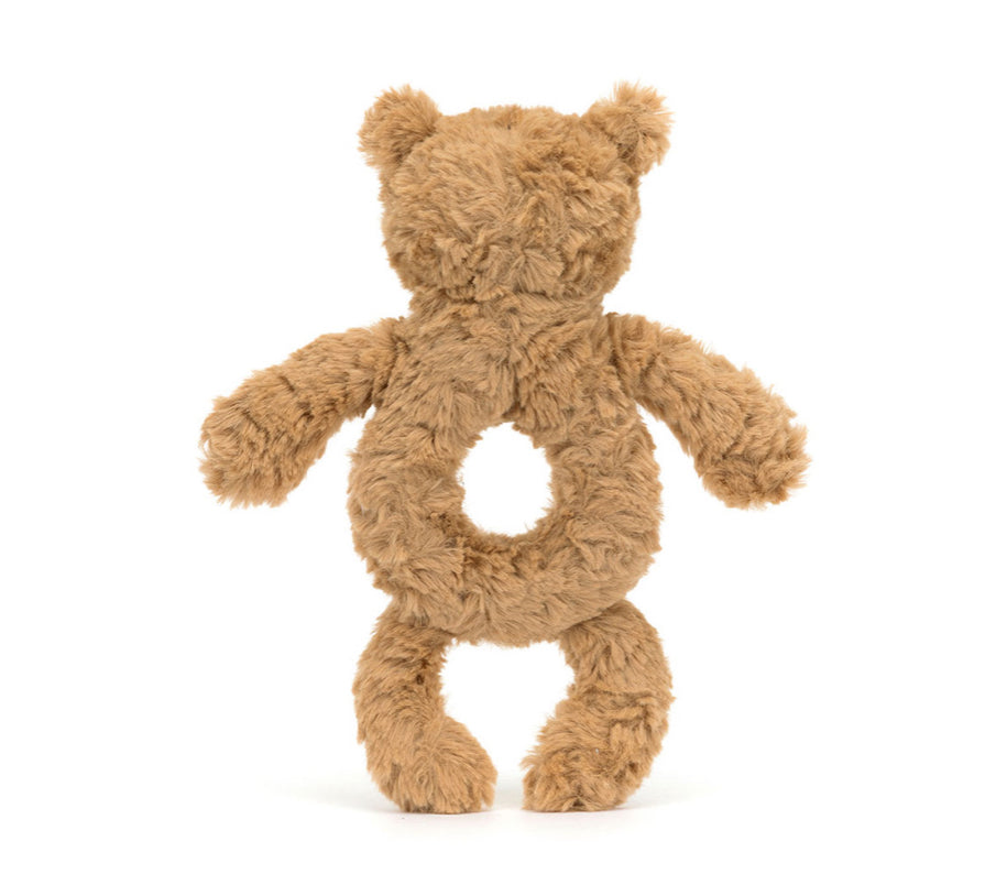Jellycat - Bartholomew Bear Ring Rattle - back 2
