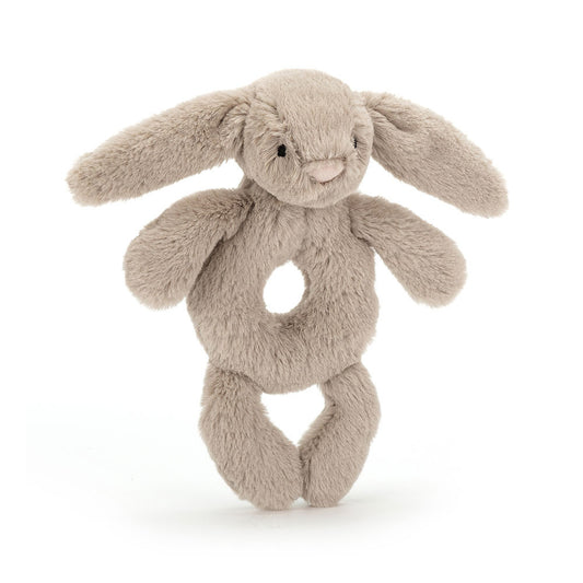 Bashful Beige Bunny | Ring Rattle