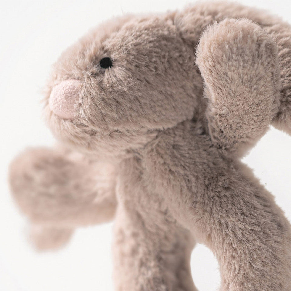 Bashful Beige Bunny | Ring Rattle