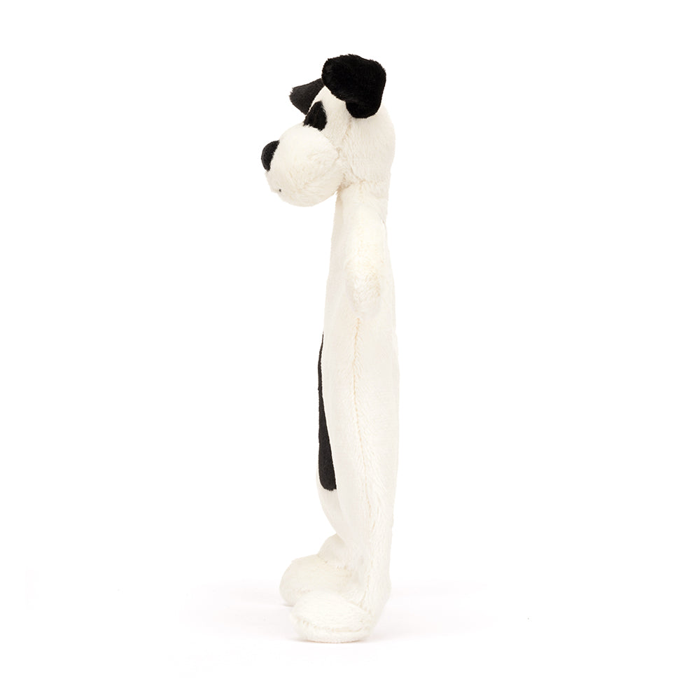 Jellycat Bashful Black and Cream Puppy Comforter