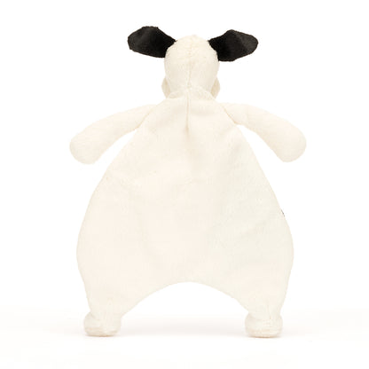 Jellycat Bashful Black and Cream Puppy Comforter
