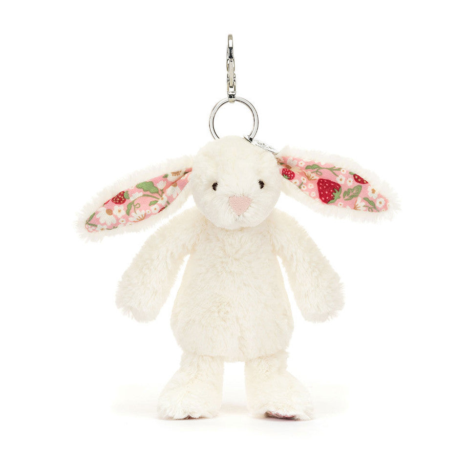 Blossom Cream Bunny | Berry | Bag Charm
