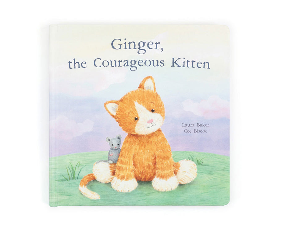 Jellycat - Ginger, The Courageous Kitten Book - front 1 