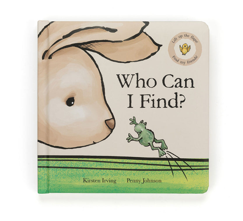 Jellycat - Who Can I Find Book - front 1 