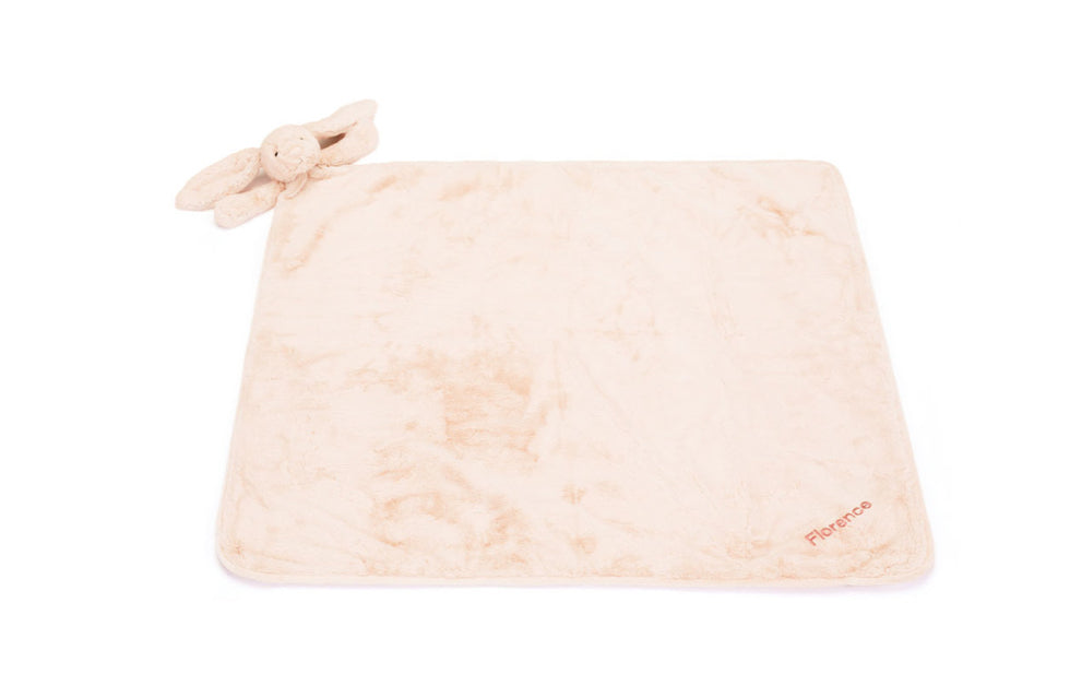 Jellycat  Bashful Blush Bunny Blankie - front 2