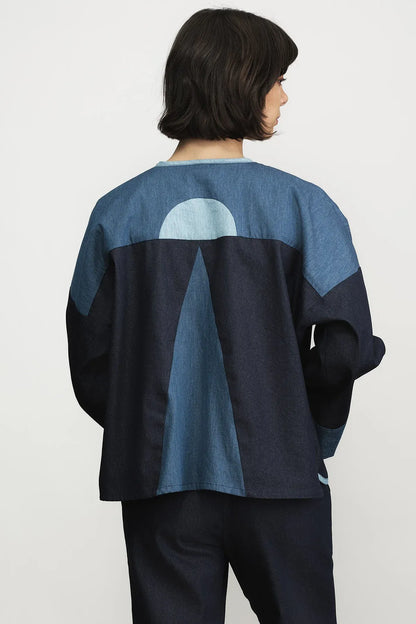 Ciela Jacket in Denim - Jennifer Glasgow Design