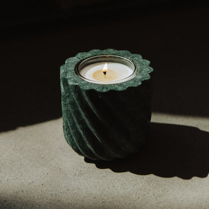 Vessel | Green Emerald Roped