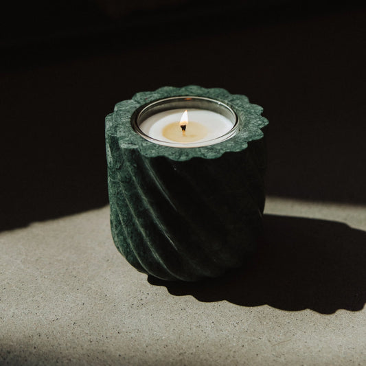 Vessel | Green Emerald Roped