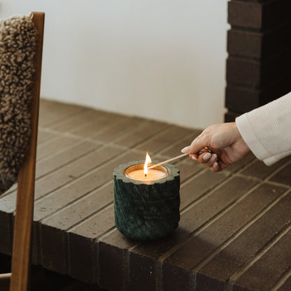 Vessel | Green Emerald Roped
