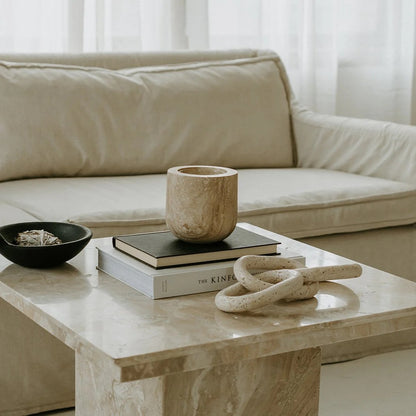 Vessel | Beige Travertine