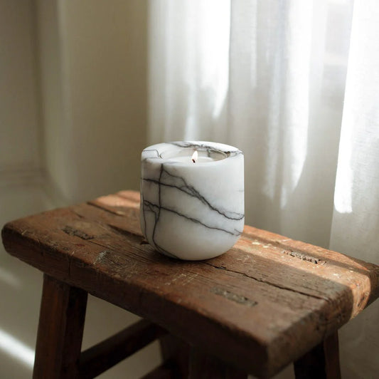 Vessel | White Lilac Marble