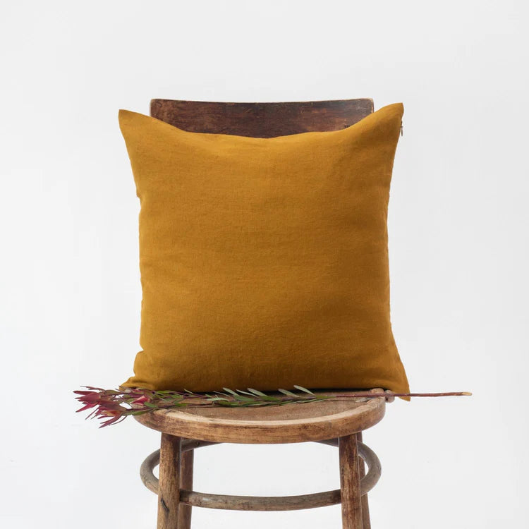 Linen Cushion Cover | Assorted Solid Colours