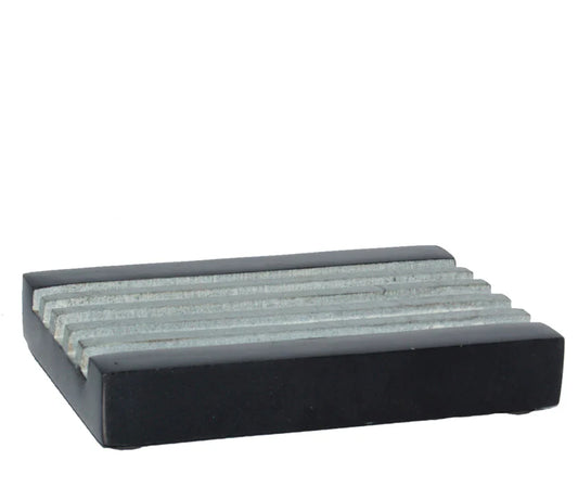 Soapstone Soap Dish | Grooved