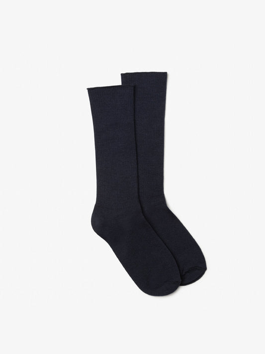 Milo & Dexter - FW24 - Everyday Classics Cashmere Socks in Navy 1 
