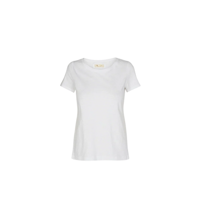 White t-shirt on a white background