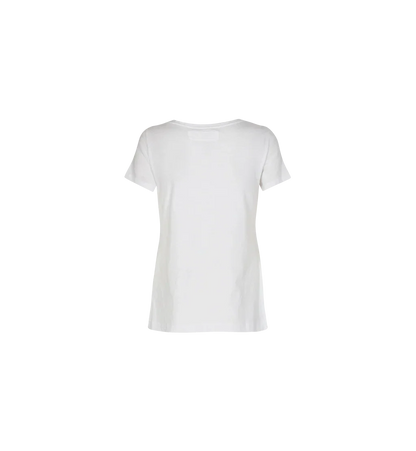 White t-shirt on a white background