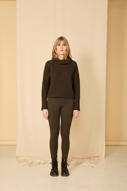 Nude Leggings in Pine