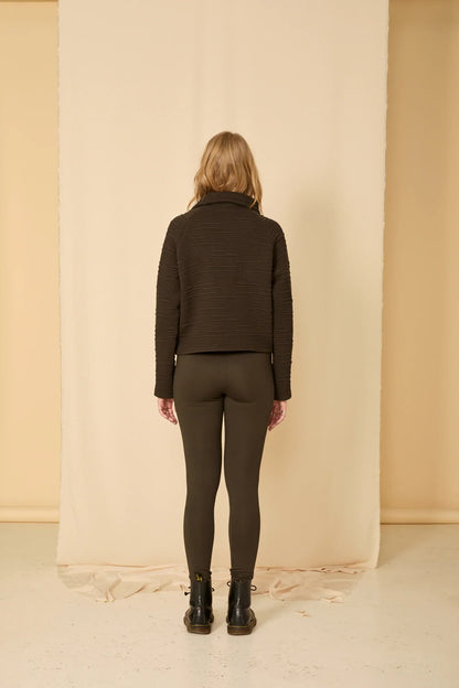 Nude Leggings in Pine