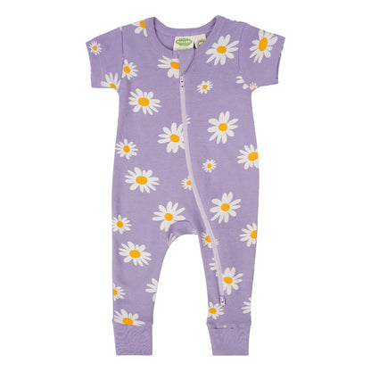 2-Way Zip | Short Sleeve Romper | Signature Prints
