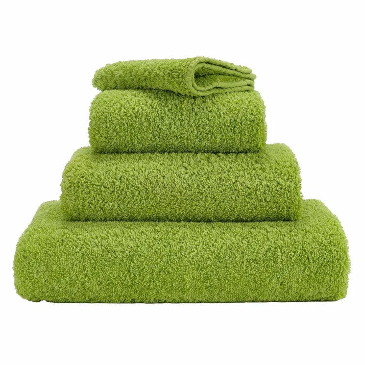 Abyss & Habidecor Super Pile Towels in Apple Green