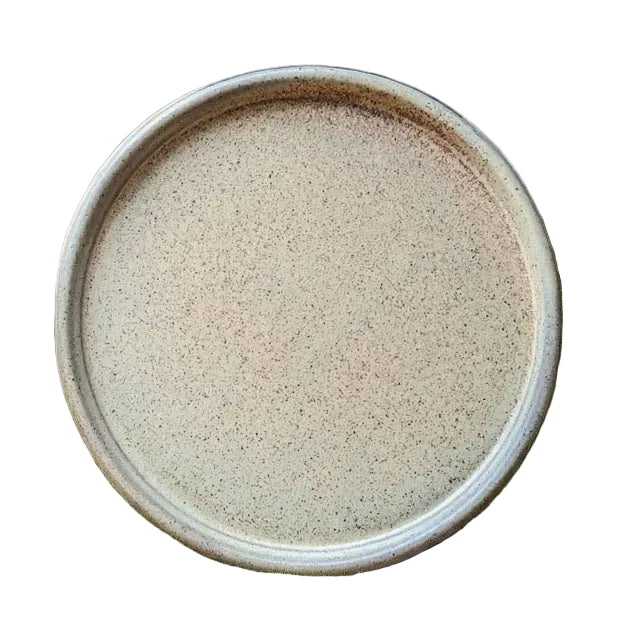 Brown Stoneware Plate