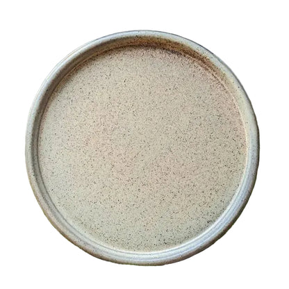 Brown Stoneware Plate