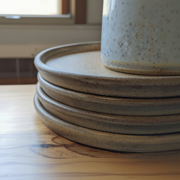 Brown Stoneware Plate
