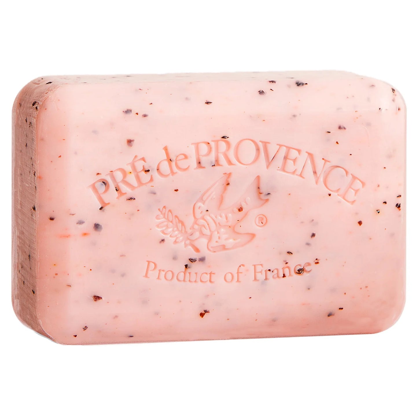 Bar of soap with 'Pre de Provence' branding on a white background