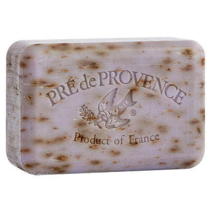Bar of soap with 'Pre de Provence' branding on a white background