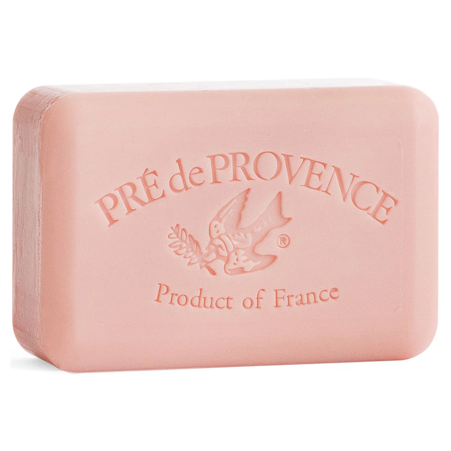 Bar of soap with 'Pre de Provence' branding on a white background