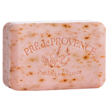 Bar of soap with 'Pre de Provence' branding on a white background