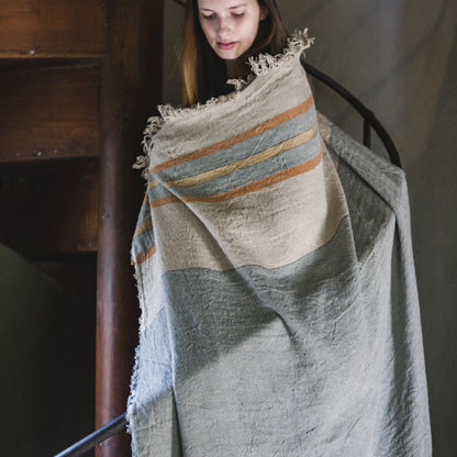 Libeco The Belgian Towel, Fouta, in Multi Stripe Lifestyle