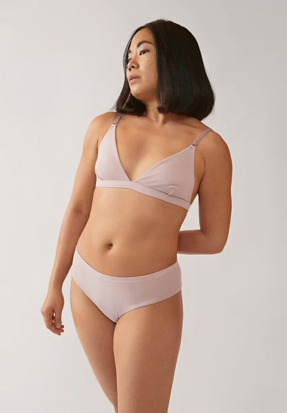 ARMEDANGELS Canada  Eiraa Hipster Underwear  panties - grey blush front on model in Kelowna