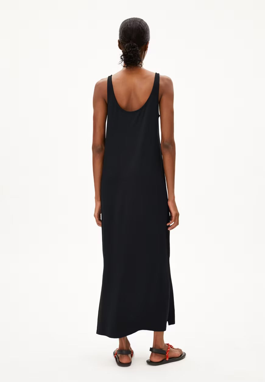 SS25 - ARMEDANGELS - Maeliaa Jersey Dress in Black - back 2 