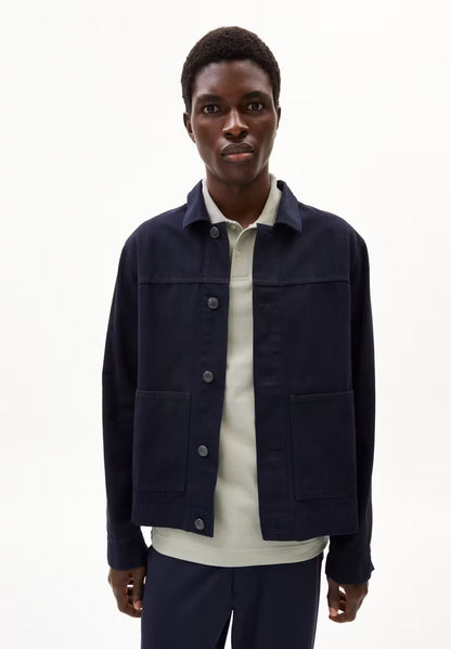 SS25 - ARMEDANGELS - Straavo Jacket in Night Sky - front 1 